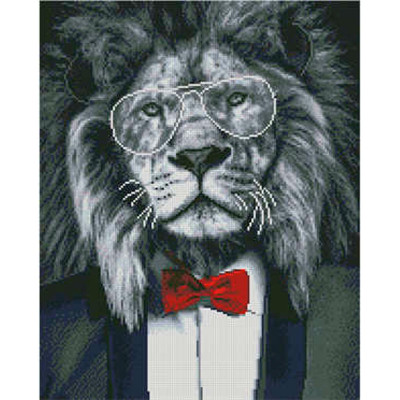 Алмазна картина Діловий лев Strateg 40х50 см L-214