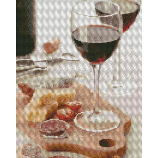 Алмазна картина Strateg Клехи з коханням 30х40 см кр HX444
