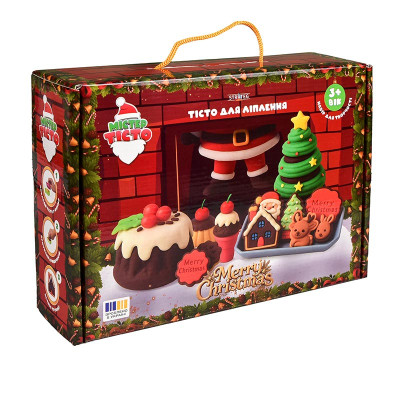 Набір для творчості Strateg Містер Тісто: Merry Christmas 31062 Набір для творчості Strateg Містер Тісто: Merry Christmas 31062