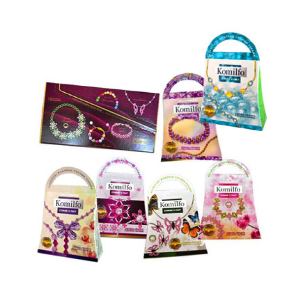 Набір для творчості Плетіння з бісеру Комільфо Прикраса КА-01-01..12 Набір для творчості Плетіння з бісеру Комільфо Прикраса КА-01-01..12