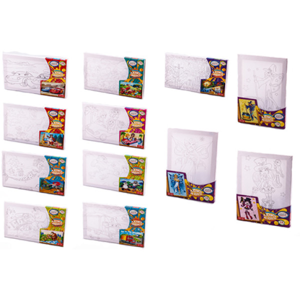 Набір для розпису за номерами Квіткове поле РХ-01-01020304...12