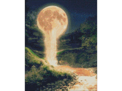 Алмазна мозаїка "Місячний водоспад" Ідейка AMO7168 40х50 см AMO7168 Алмазна мозаїка "Місячний водоспад" Ідейка AMO7168 40х50 см AMO7168