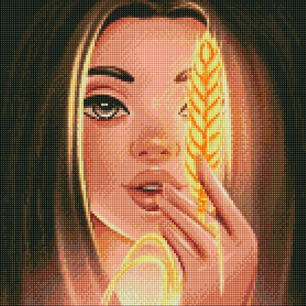 Алмазна мозаїка "Пшениця" ©krizhanskaya Ідейка AMO7376 40х40 см AMO7376
