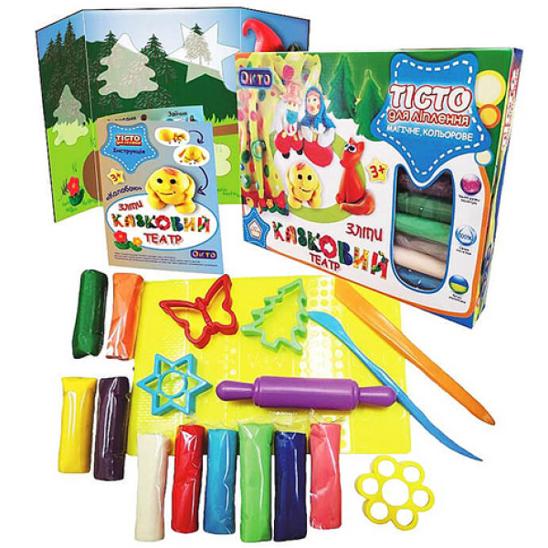 Набір для ліплення Казковий театр Колобок Казковий театр 11000