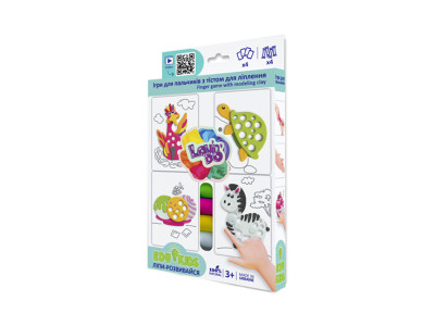 Набір тіста для ліплення TM Lovin'Do Edu kids Ігри для пальчиків 6 41047 Набір тіста для ліплення TM Lovin'Do Edu kids Ігри для пальчиків 6 41047