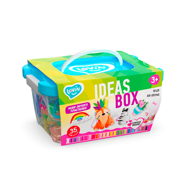 Набір легкого стрибаючого пластиліну Ideas box TM Lovin 70108
