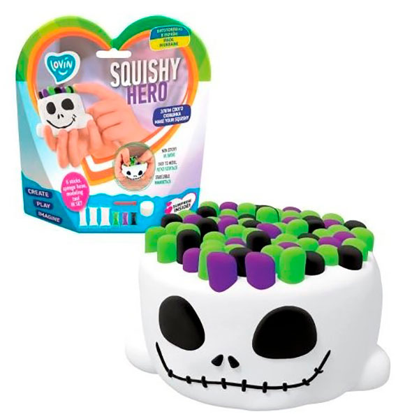 Набір для ліплення з повітряним пластиліном Squishy Scary Ghost ТМ Lovin 70126