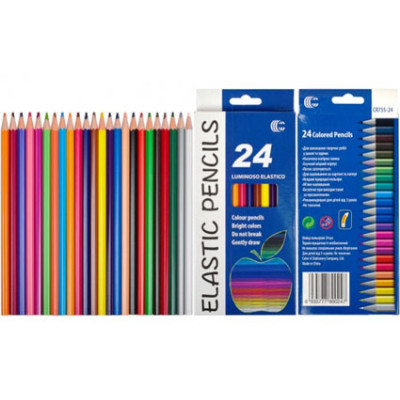 Олівець 24 кольори Luminoso elastico "С" Luminoso elastico CR655-24 (755-24)