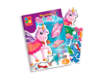 Магнітна гра Vladi Toys "Єдиноріг" в папці VT3204-27 Магнітна гра Vladi Toys "Єдиноріг" в папці VT3204-27