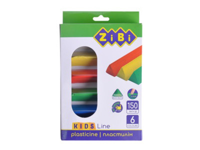 Пластилін 6 уветів 150г KIDS Line ZB.6225