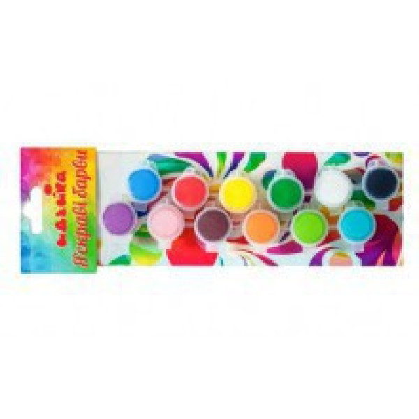 Набір акрилових фарб Яскраві фарби 12 шт 98103 Набір акрилових фарб Яскраві фарби 12 шт 98103