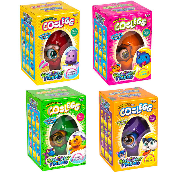 Креативна творчість "Cool Egg" яйце маленьке 5 ст. CE-02-0102030405 Креативна творчість "Cool Egg" яйце маленьке 5 ст. CE-02-0102030405