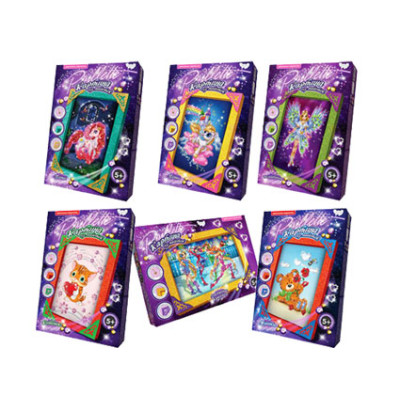 Комплект креативної творчості "Картина з ПАЙЄТОК" економ DankoToys 5741