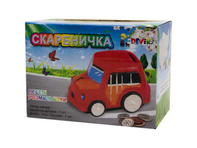 Ігровий набір для дитячої творчості з кераміки "Машинка" LK06