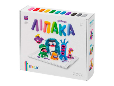 Набір для ліплення ЛІПАКА "Прибульці" 240013 Набір для ліплення ЛІПАКА "Прибульці" 240013