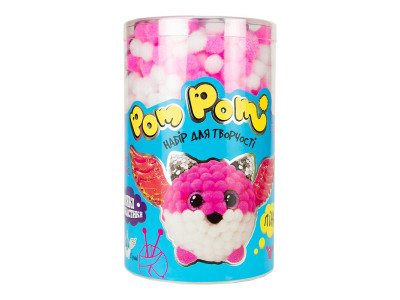 Набір для творчості 32015 (укр) "Pom pom Пінкі" 16х10 см 32015 Набір для творчості 32015 (укр) "Pom pom Пінкі" 16х10 см 32015