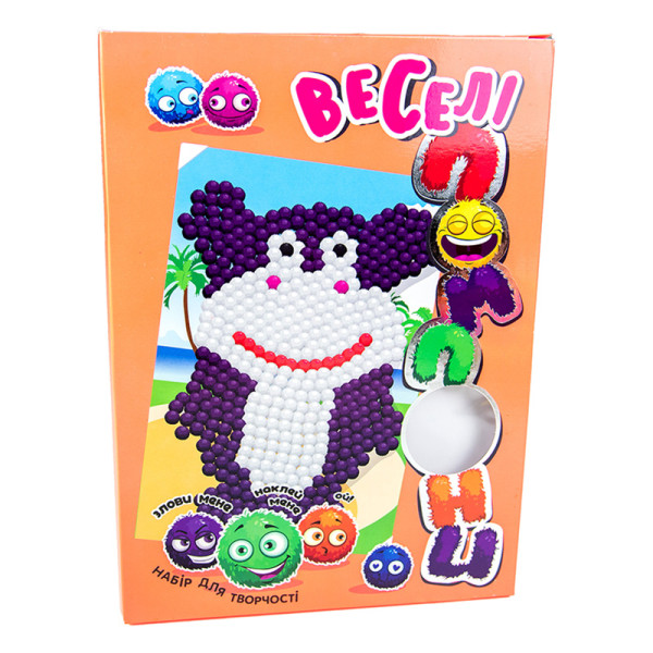 Набір для творчості 30993 "Веселі помпони - бегемот" (укр.) в кор-ці 30см-2 30993 Набір для творчості 30993 "Веселі помпони - бегемот" (укр.) в кор-ці 30см-2 30993