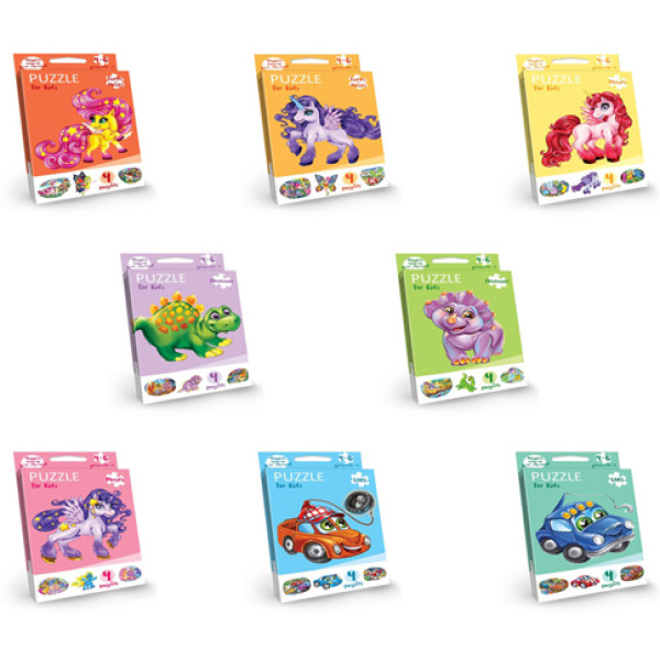 Розвиваючий пазл Danko Toys Puzzle For Kids для малюків PFK-0506070809...12 Розвиваючий пазл Danko Toys Puzzle For Kids для малюків PFK-0506070809...12