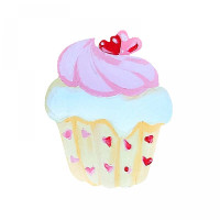 Набір дитячої творчості Умняшка Розпис по дереву "Магніти-солодощі" РД-008