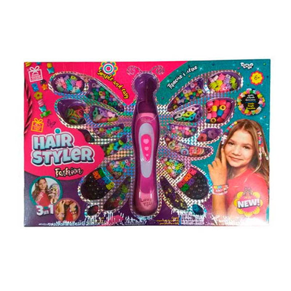 Набір для створення зачісок Danko Toys Перукар Hair Styler. Fashion з аксес HS-01-01 Набір для створення зачісок Danko Toys Перукар Hair Styler. Fashion з аксес HS-01-01