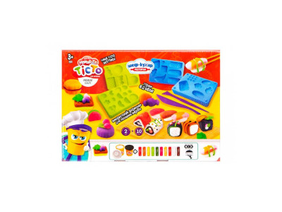 Тісто для ліплення Danko Toys Master Do "Шеф-кухар.Ресторан" TMD-17-01U02U Тісто для ліплення Danko Toys Master Do "Шеф-кухар.Ресторан" TMD-17-01U02U