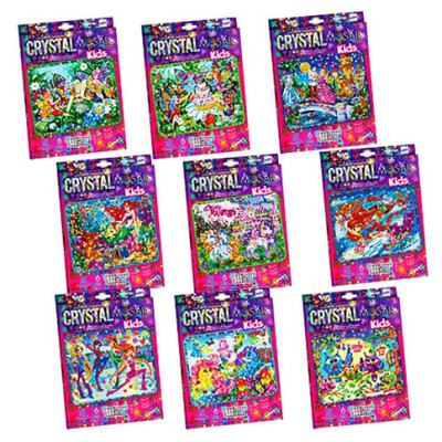 Набір для творчості Danko Toys "CRYSTAL MOSAIC KIDS" розвиваючий CRMk-01-01020304...10
