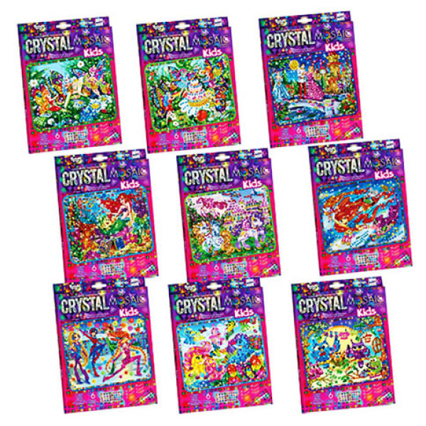 Набір для творчості Danko Toys "CRYSTAL MOSAIC KIDS" розвиваючий CRMk-01-01020304...10 Набір для творчості Danko Toys "CRYSTAL MOSAIC KIDS" розвиваючий CRMk-01-01020304...10