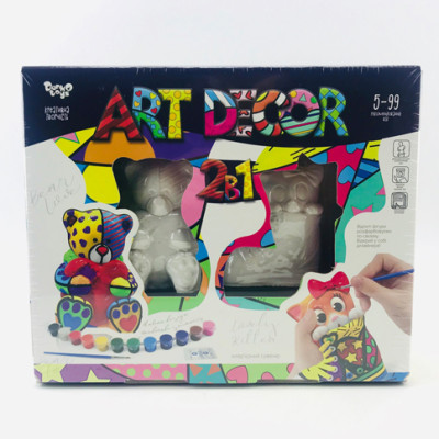 Набір для творчості Danko Toys "Art Decor 2в1" для дітей ARTD-02-01U