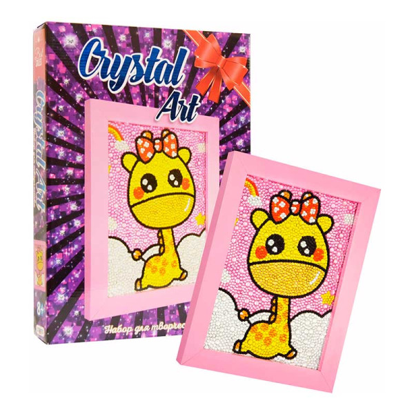 Набір для творчості 103 "Crystal art - Жираф" в кор-ці 40см*28см*6см 103 Набір для творчості 103 "Crystal art - Жираф" в кор-ці 40см*28см*6см 103