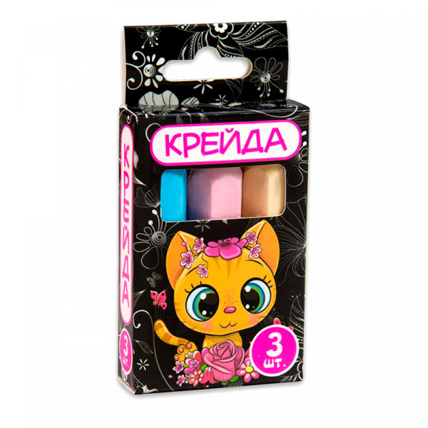 Крейда Олівець - 3 штуки Strateg різнокольорова (50110) 50110 Крейда Олівець - 3 штуки Strateg різнокольорова (50110) 50110