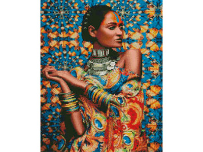 Алмазна картина Східна краса Strateg 40х50 см L-052 Алмазна картина Східна краса Strateg 40х50 см L-052