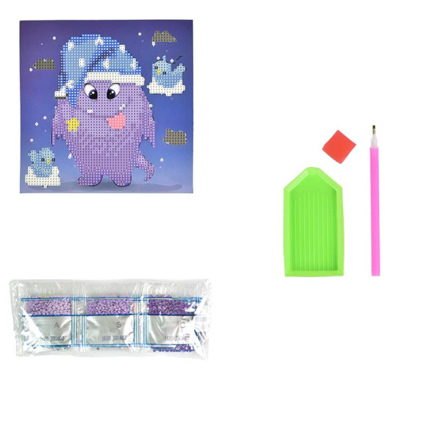 Алмазна картина Привид Strateg 18х18 см JUB14412 Алмазна картина Привид Strateg 18х18 см JUB14412