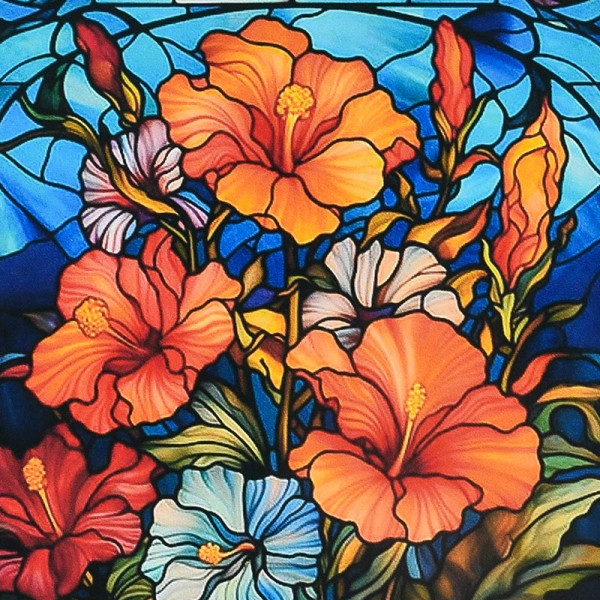 Алмазна картина Strateg Квітковий калейдоскоп 30х30 см DEEX16296 Алмазна картина Strateg Квітковий калейдоскоп 30х30 см DEEX16296