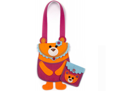 Набір викрійок для пошиття дитячої сумочки та гаманця НС-11 Набір викрійок для пошиття дитячої сумочки та гаманця НС-11