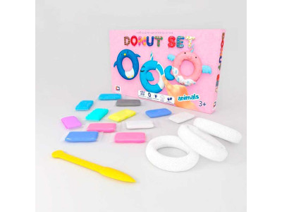 Набір для креативного ліплення легкий стрибаючий пластилін "ANIMALS" TM Moo 70088 Набір для креативного ліплення легкий стрибаючий пластилін "ANIMALS" TM Moo 70088