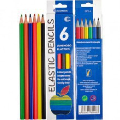 Олівець 6 кольорів Luminoso elastico "С" Luminoso elastico 6 кольорів CR655-6 (CR755-6)