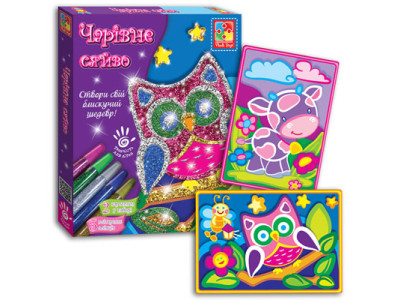 Глітерні розмальовки (рос.) VT4801-02 Глітерні розмальовки (рос.) VT4801-02