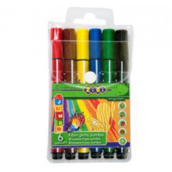 Фломастери JUMBO (6 кольорів) ZB.2806
