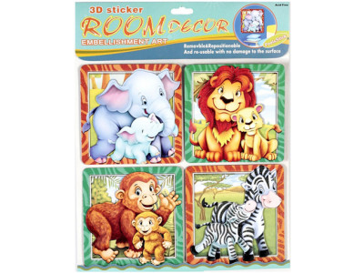 Декорації для дитячої кімнати Звірята RDS-501