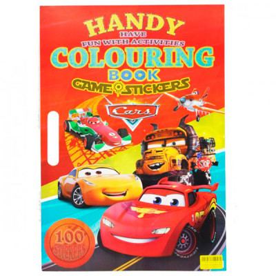 Мегарозмальовка 100 наліпок: Машинки укр DSM2304 Мегарозмальовка 100 наліпок: Машинки укр DSM2304