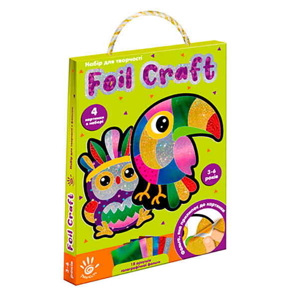 Набір для творчості Vladi Toys "Foil craft. Birds" VT4433-12 Набір для творчості Vladi Toys "Foil craft. Birds" VT4433-12