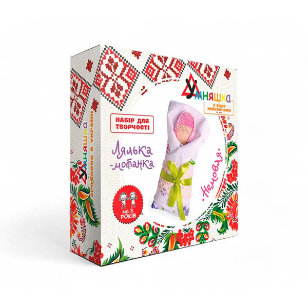 Набір дитячої творчості Умняшка Лялька-мотанка "Немовля" НС-002 Набір дитячої творчості Умняшка Лялька-мотанка "Немовля" НС-002