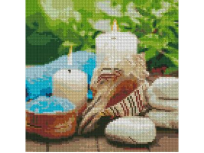 Алмазна картина Арома-терапія Strateg 30х30 см CA-0039 Алмазна картина Арома-терапія Strateg 30х30 см CA-0039