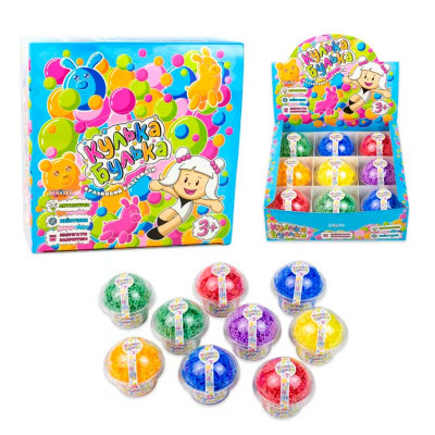 Пластилін кульковий Strateg Кулька Булька 39500 - 0010 кг в асортименті 39500