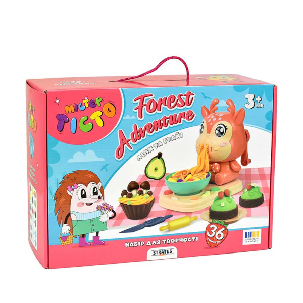Набір для творчості Містер тісто Forest adventure Strateg 41034 Набір для творчості Містер тісто Forest adventure Strateg 41034