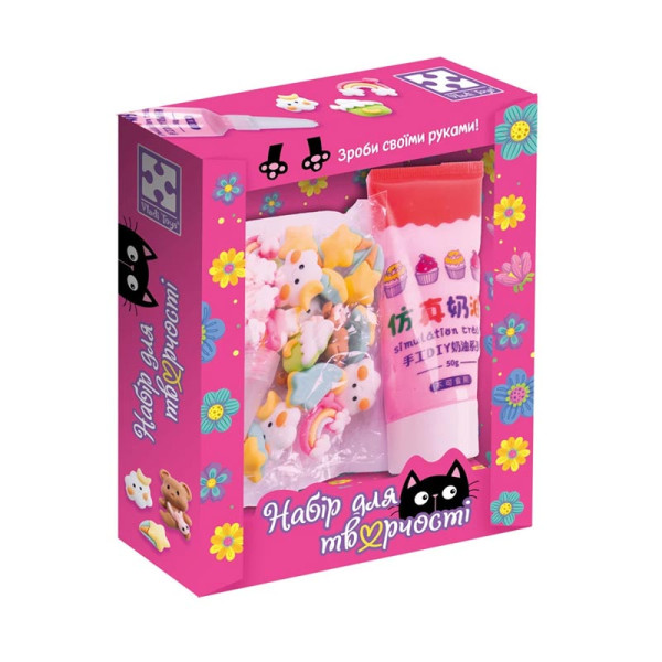 Набір для творчості Vladi Toys "Клей з кабашонами. Ведмедик мікс" VT4600-03