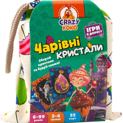 Настільна гра Vladi toys "Чарівні кристали" в мішечку VT8077-12