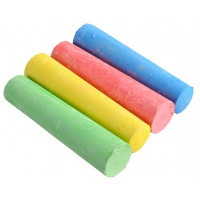 Крейда DankoToys для малювання на асфальті велика 4 штуки MEL-01-02U