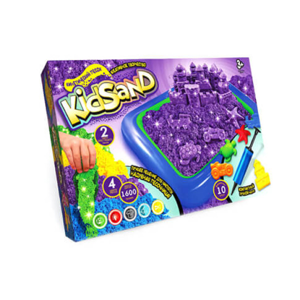 Кінетичний пісок Danko Toys "KidSand" 1600 г KS-02-01U Кінетичний пісок Danko Toys "KidSand" 1600 г KS-02-01U