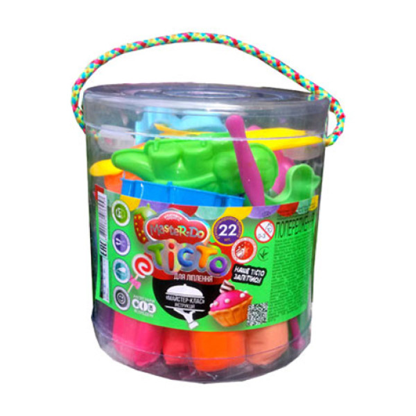 Тісто для ліплення Danko Toys "Master Do" 22 кольори TMD-01-04 Тісто для ліплення Danko Toys "Master Do" 22 кольори TMD-01-04